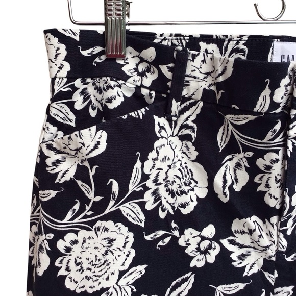 Gap Signature Skinny Ankle Khakis Blue White Floral Signature NEW - Picture 6 of 10